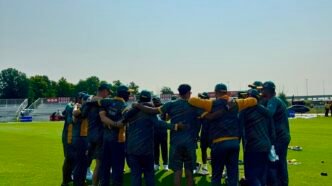 Global T20: Team Huddle