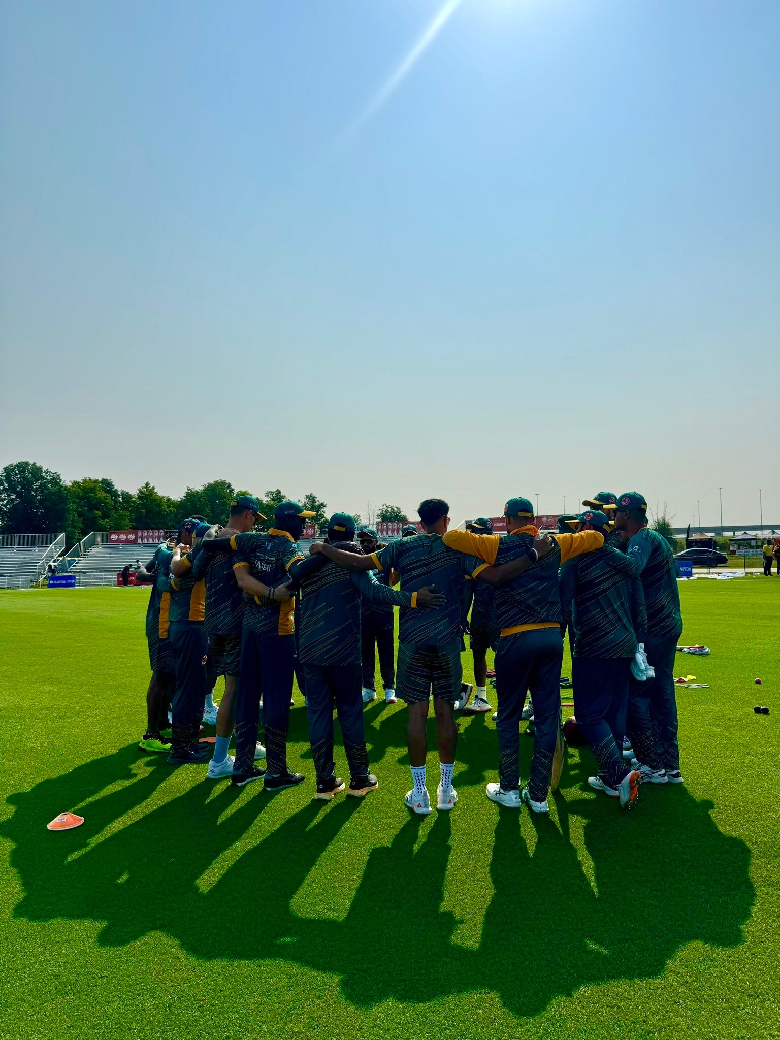 Global T20: Team Huddle