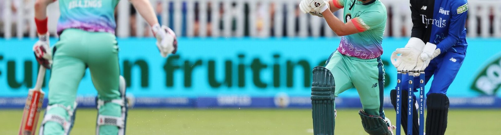 The Hundred: Sam Curran playing a shot in the leg side