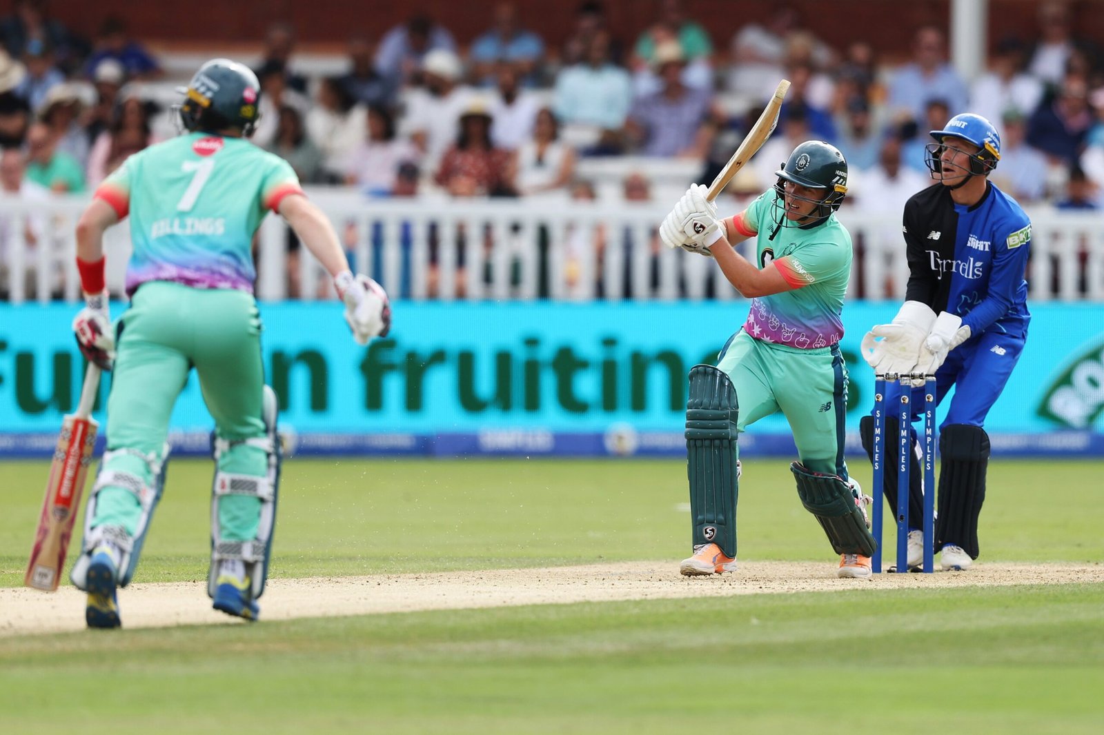 The Hundred: Sam Curran playing a shot in the leg side