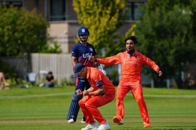 CWC League 2: The Netherlands Cricket Team against USA