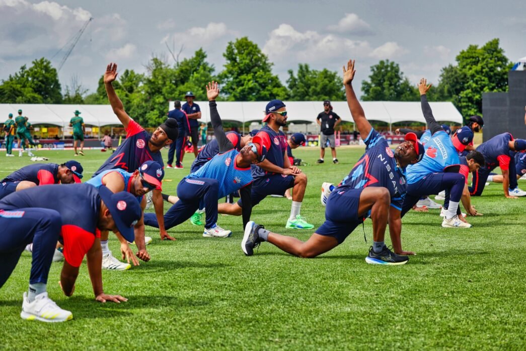 Global T20: Toronto Nationals during a practice session in Brampton